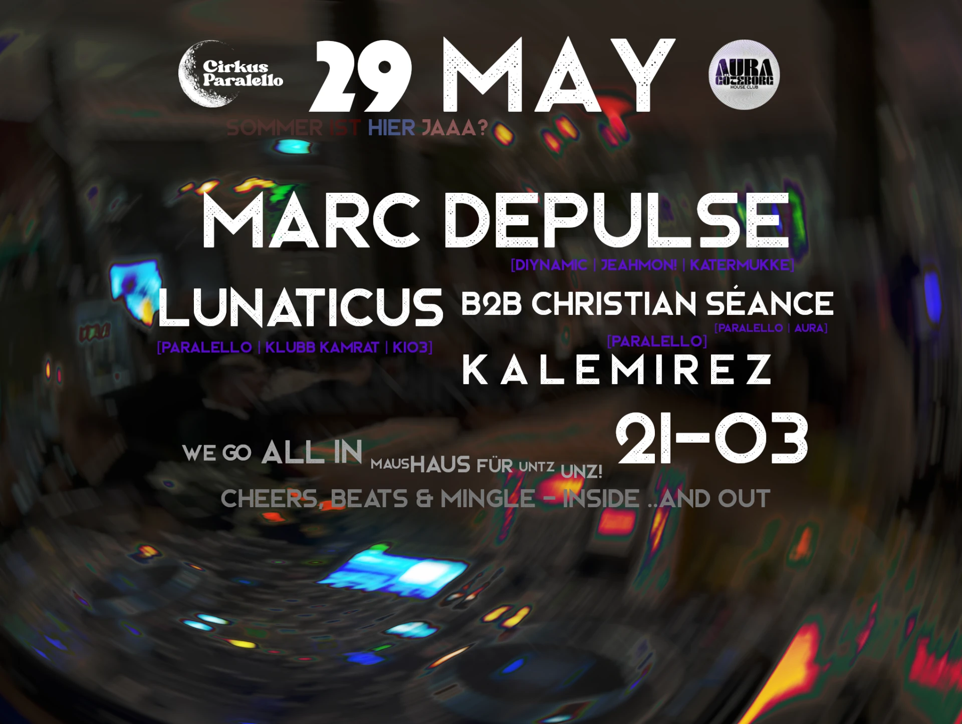 MARC DEPULSE @ AURA flyer