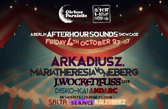 Afterhour Sounds showcase flyer